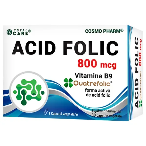 Acid Folic 800mcg 30cps Cosmopharm