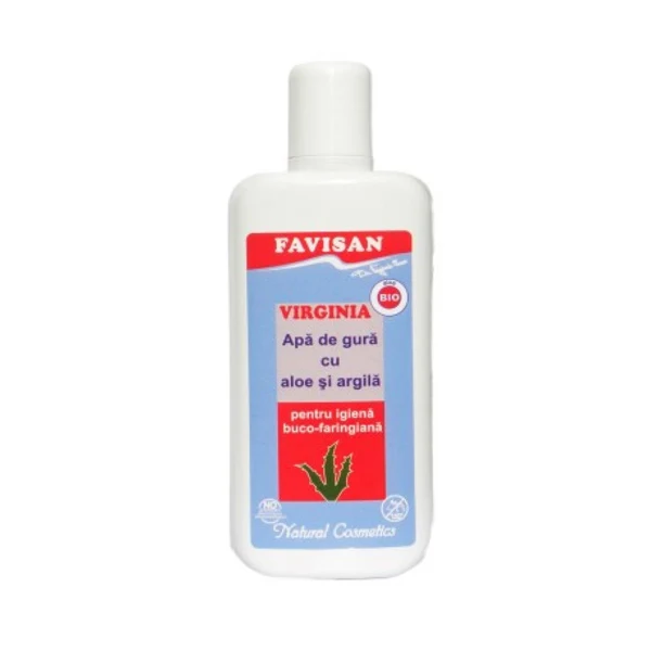 Apa de gura cu aloe si argila 125ml Favisan