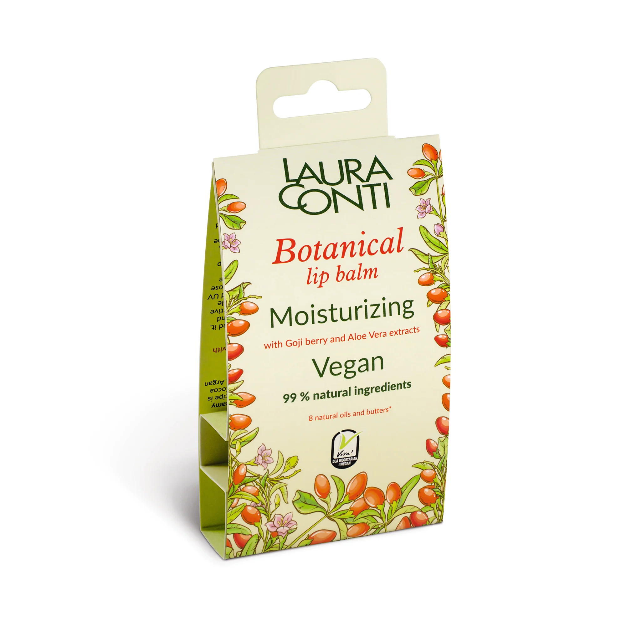 Balsam de buze hidratant cu extract de goji si aloe vera - 4,8g Laura Conti