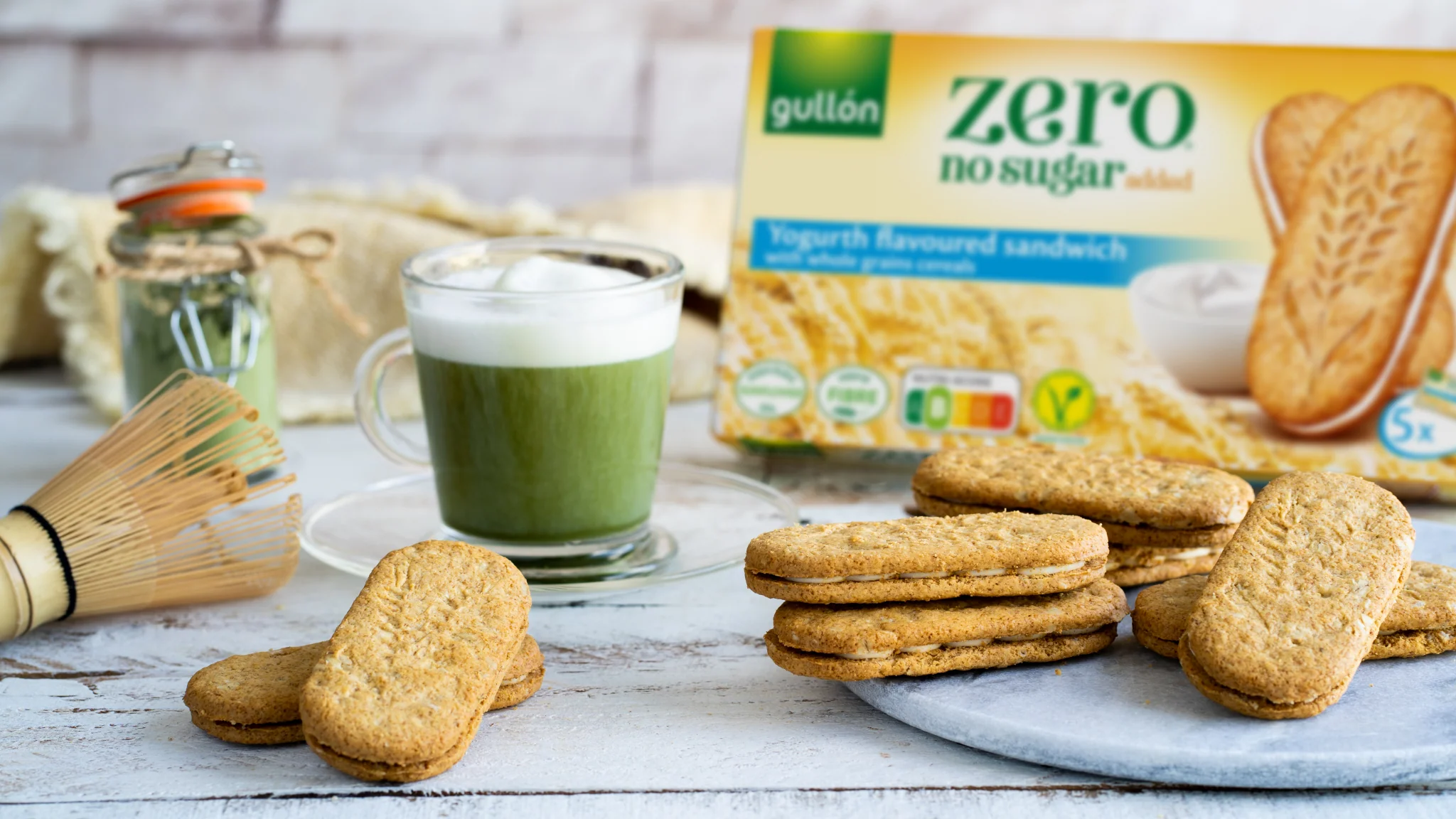Biscuiti cu iaurt fara zahar 220g Gullon - Image 2