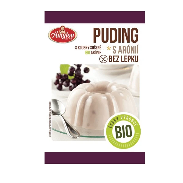 Budinca fara gluten cu aronia bio 40g Amylon