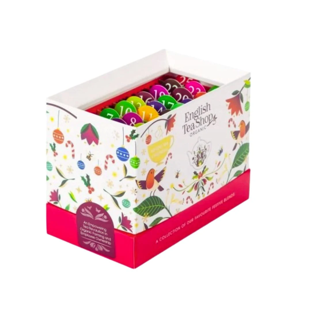 Calendar advent (ceaiuri)bio, 13 arome 44,5 g (produs de sezon) English Tea