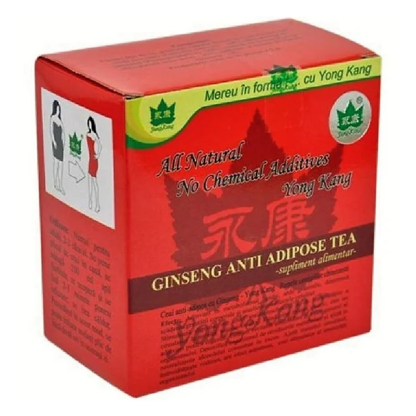 Ceai antiadipos cu ginseng 30 plicuri Yong Kang 60 g