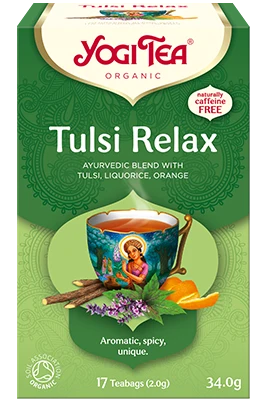 Ceai Bio Tulsi Relax 17 pliculete 2,0g (34,0g) Yogi Tea