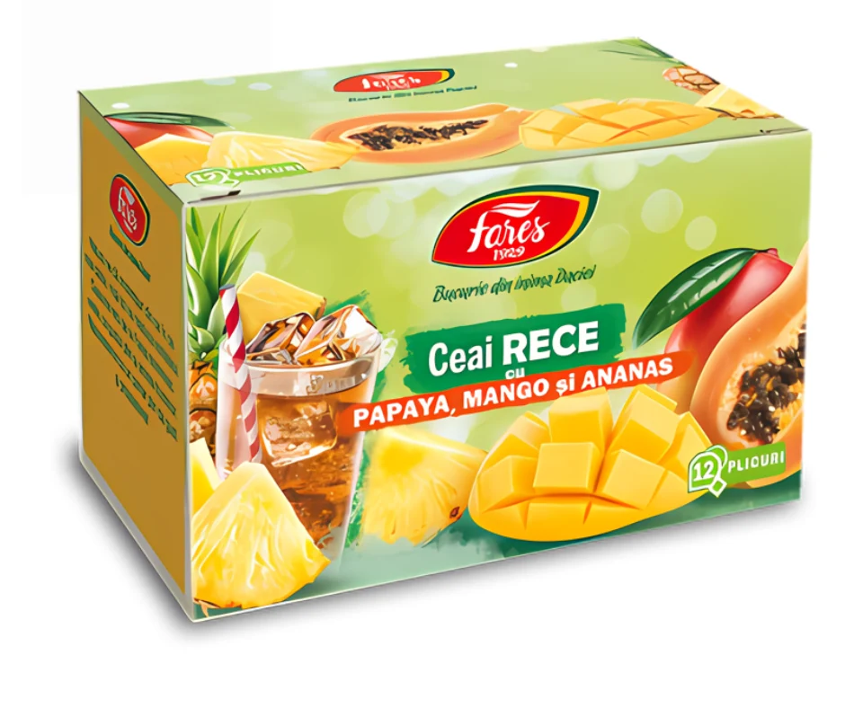 Ceai Rece cu Papaya Mango si Ananas 20dz Fares