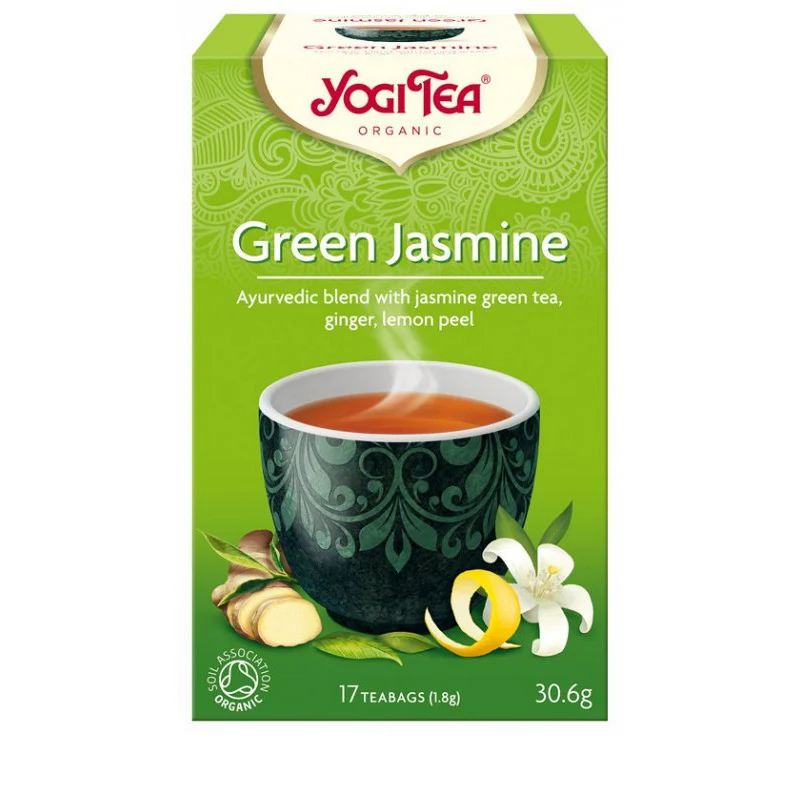 Ceai verde cu iasomie 17x1,8g Yogi Tea