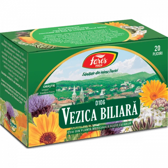 Ceai Vezica biliara 20dz Fares