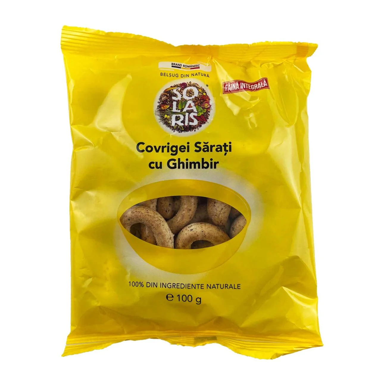 Covrigei sarati cu ghimbir 100g Solaris