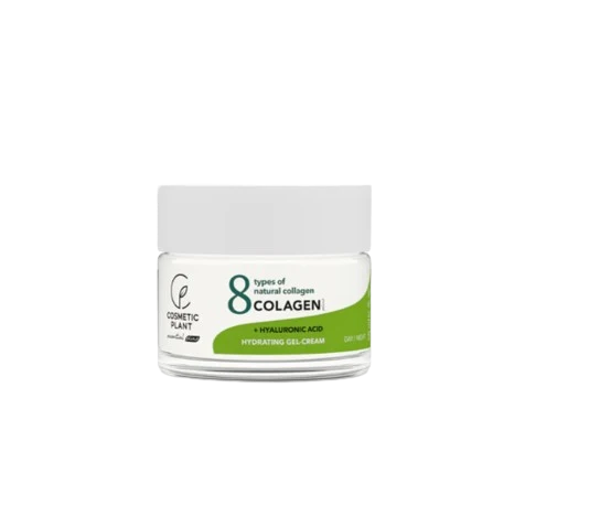 Crema gel hidratanta COLAGEN Plus & acid hialuronic & aloe vera 50 ml Cosmetic Plant - Image 2