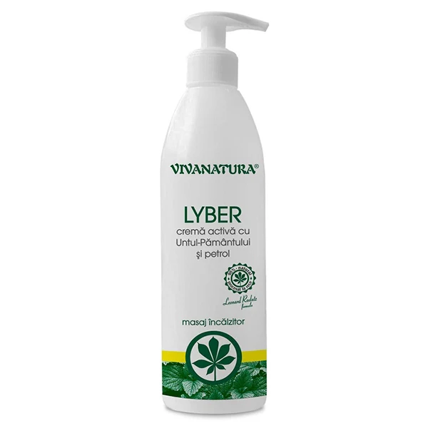 Lyber – crema activa cu Untul Pamantului si Petrol 500ml VivaNatura