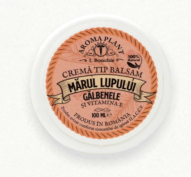 Crema cu marul lupului, arnica si galbenele 100ml - Bonchis Aroma Plant