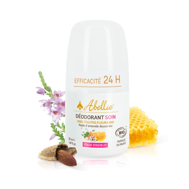 Deodorant bio cu miere din flori si ulei de migdale 50 ml Abellie