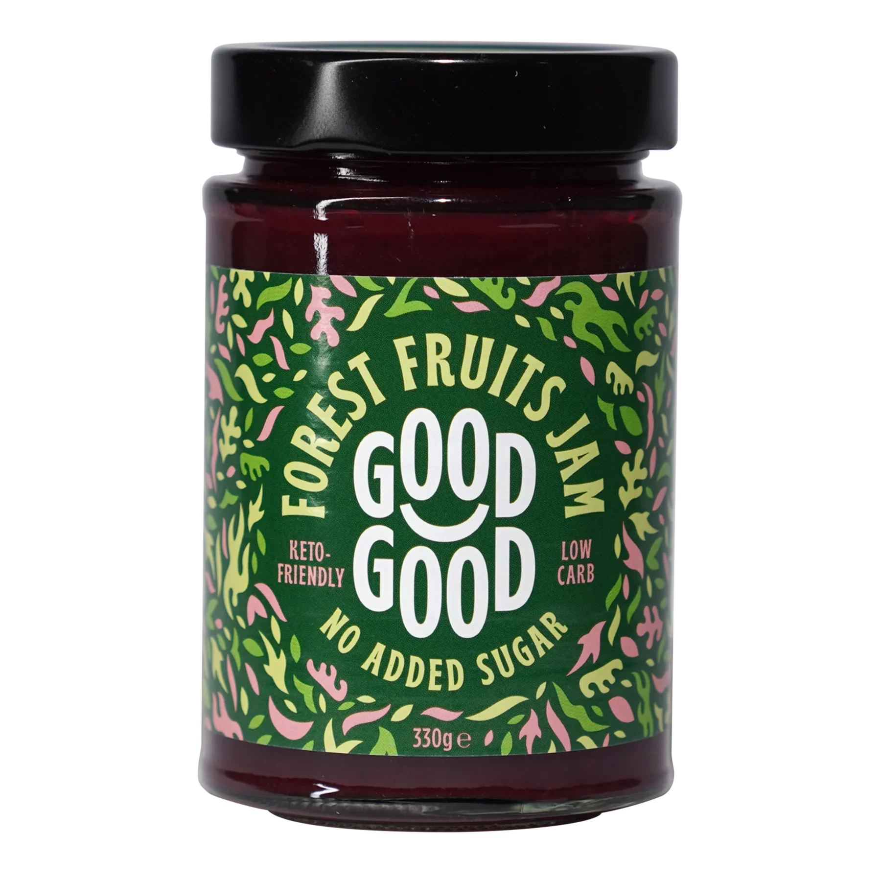 Dulceata de fructe de padure fara zahar 330g Via Health
