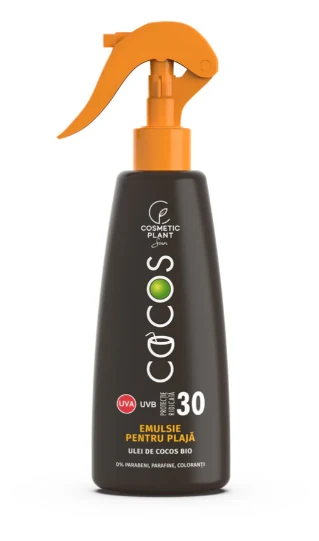 Emulsie pentru plaja ulei cocos Spf 30 200ml Cosmetic Plant