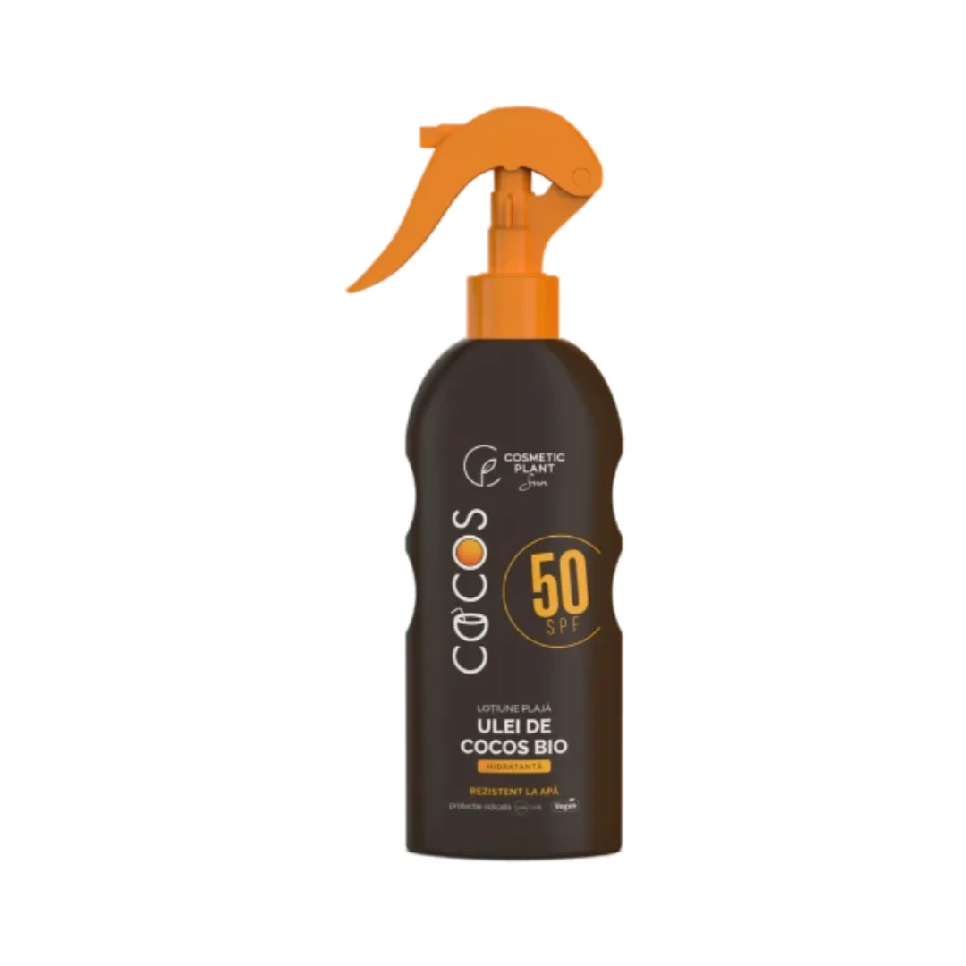 Emulsie plaja cocos spray SPF 50 200ml Cosmetic Plant