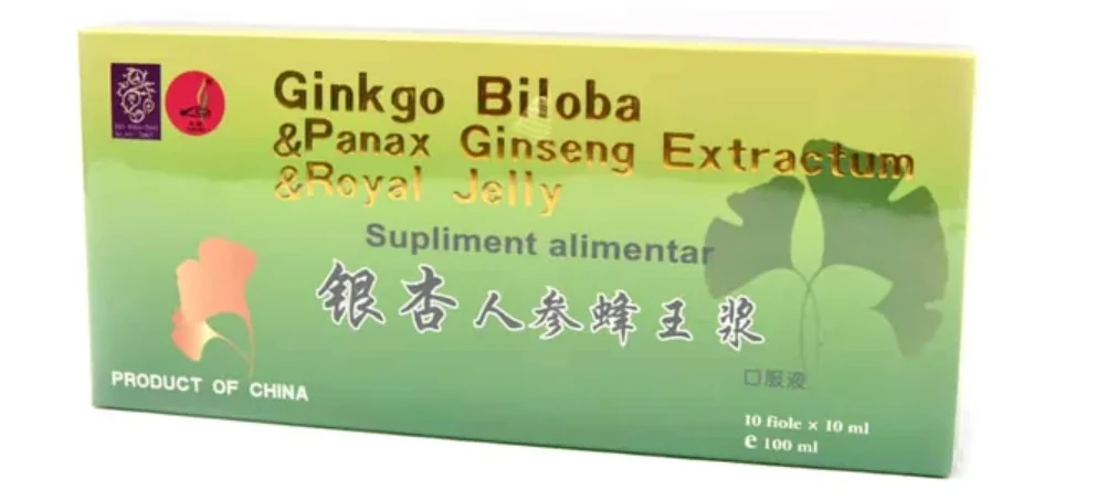 Fiole Ginkgo Biloba+Royal Jelly+Ginsseng 10 fiole x 10ml Naturalia Diet