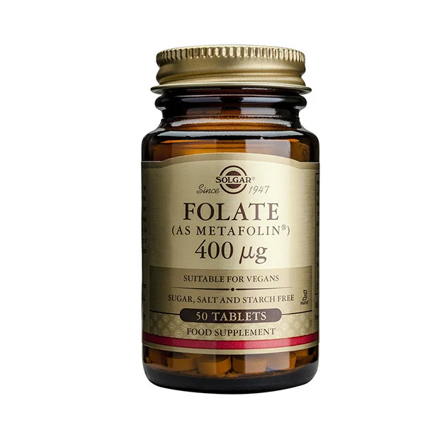 Folate (metafolin) 50 tb Solgar