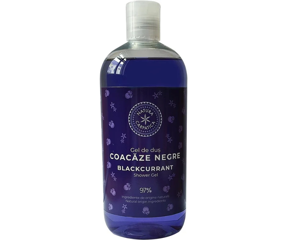 Gel de dus cu aroma de coacaze negre 500ml Natura Carpatica