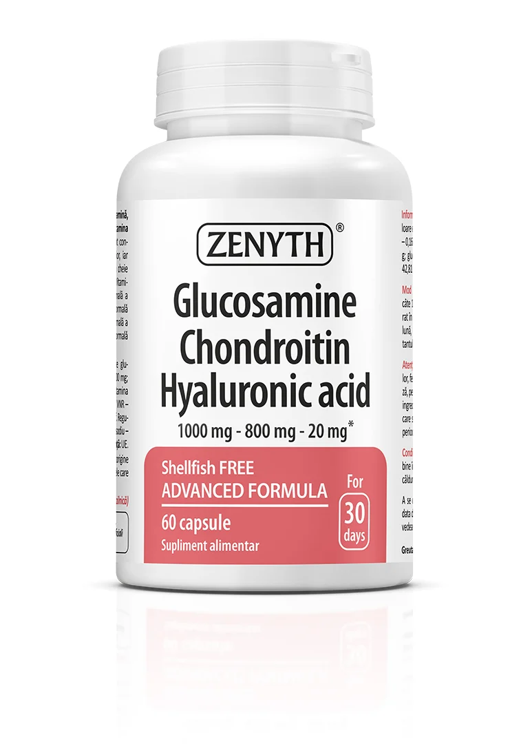 Glucozaminme Condroitin Acid Hialuronic 60cps Zenyth