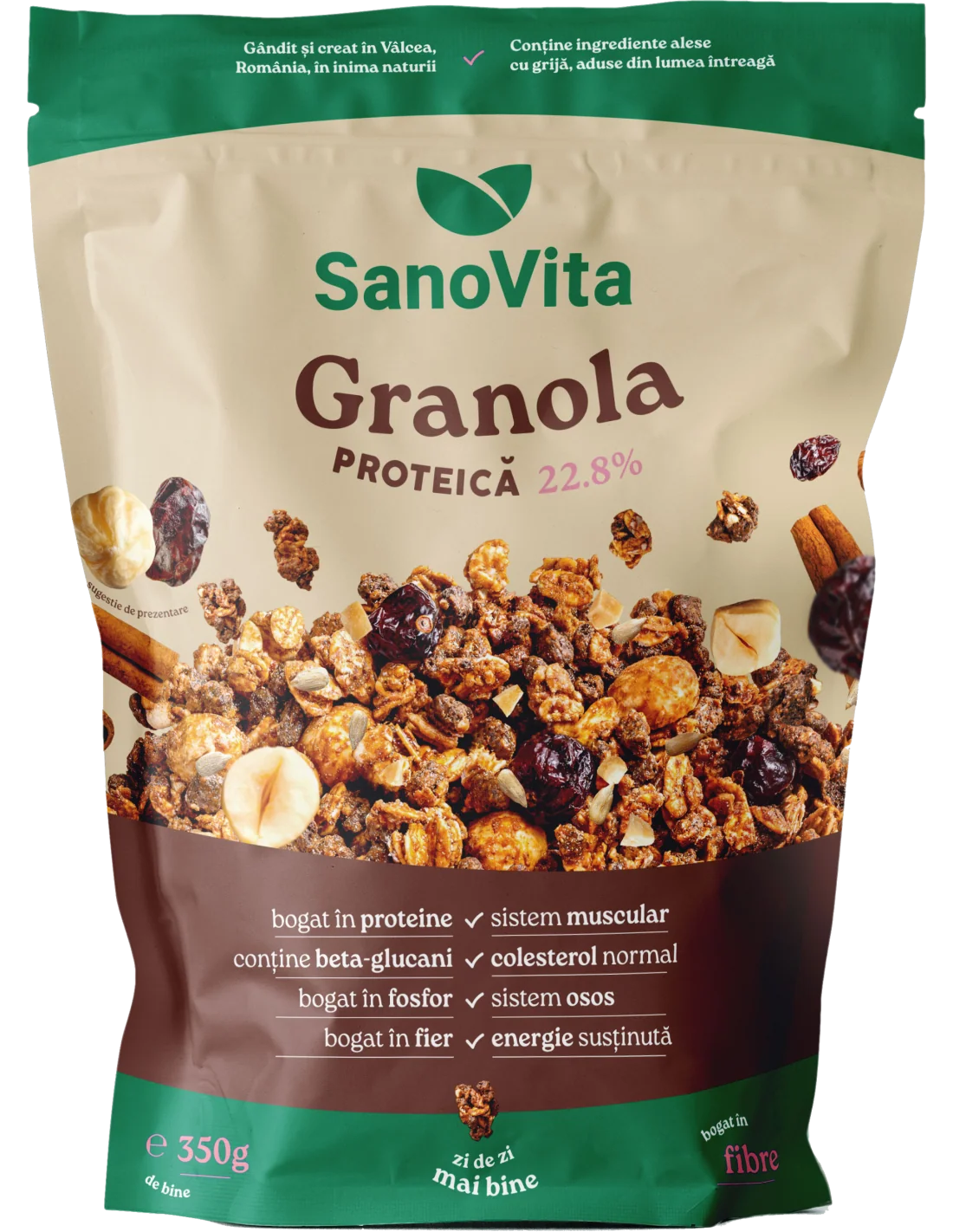 Granola Proteica 350g Sanovita