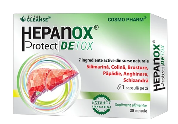 Hepanox Protect Detox 30cps Cosmopharm
