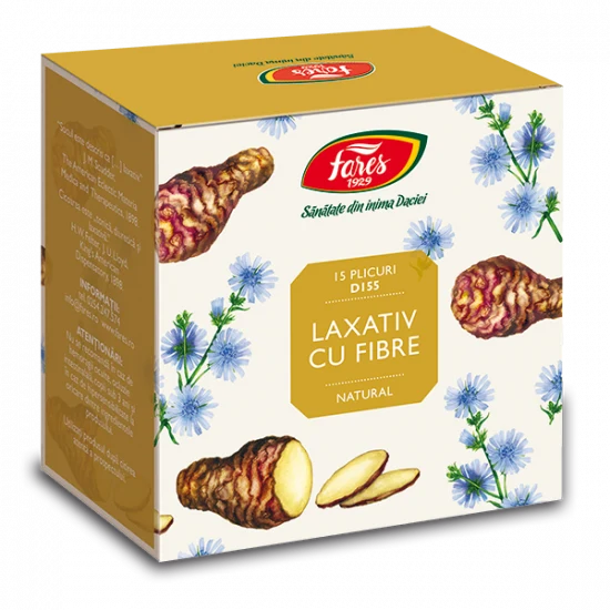 Laxativ cu fibre 15 plicuri Fares