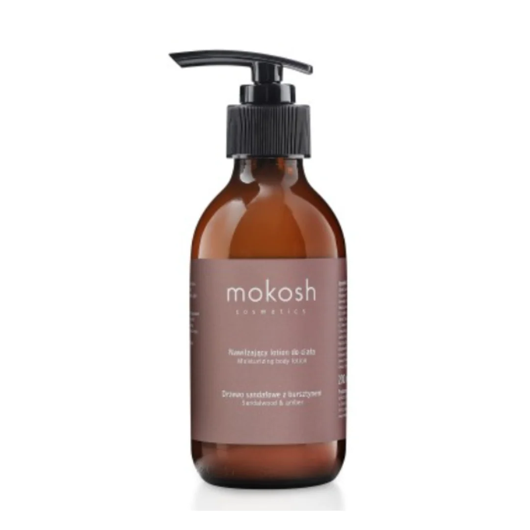 Lotiune hidratanta pentru corp lemn de santal & chihlimbar - 200 ml Mokosh
