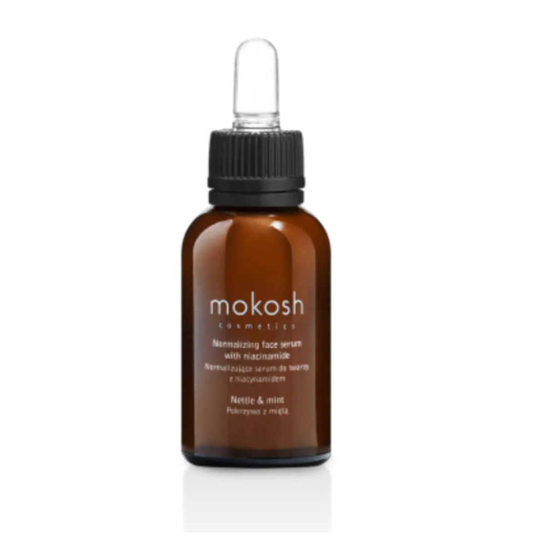 Ser reglator cu niacinamide urzica & menta - 30 ml Mokosh