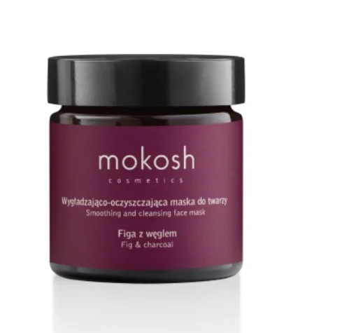 Masca de fata de netezire si curatare smochine & carbune - 60 ml Mokosh