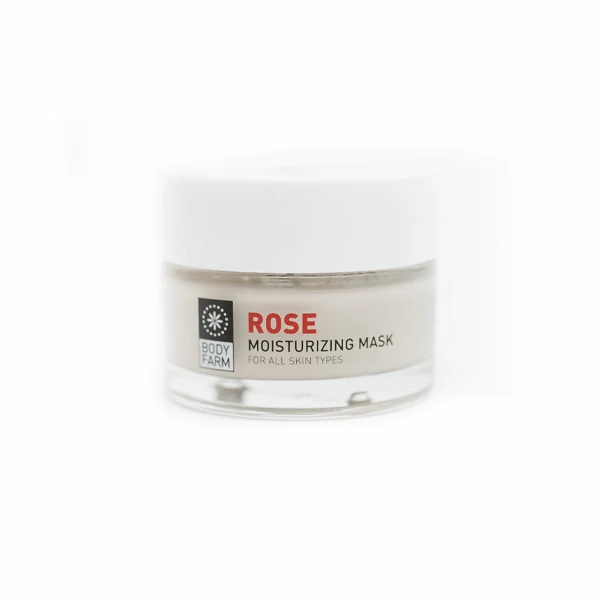 Masca hidratanta cu trandafiri pentru toate tipurile de ten, 50 ml, Body Farm