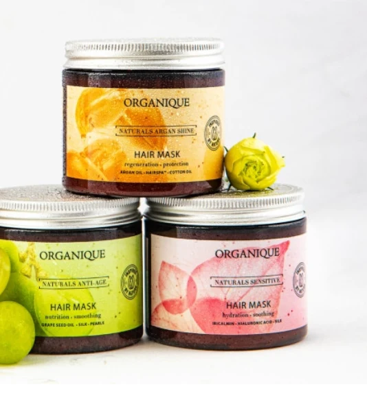 Masca natural pentru par fragil 200ml Organique - Image 2