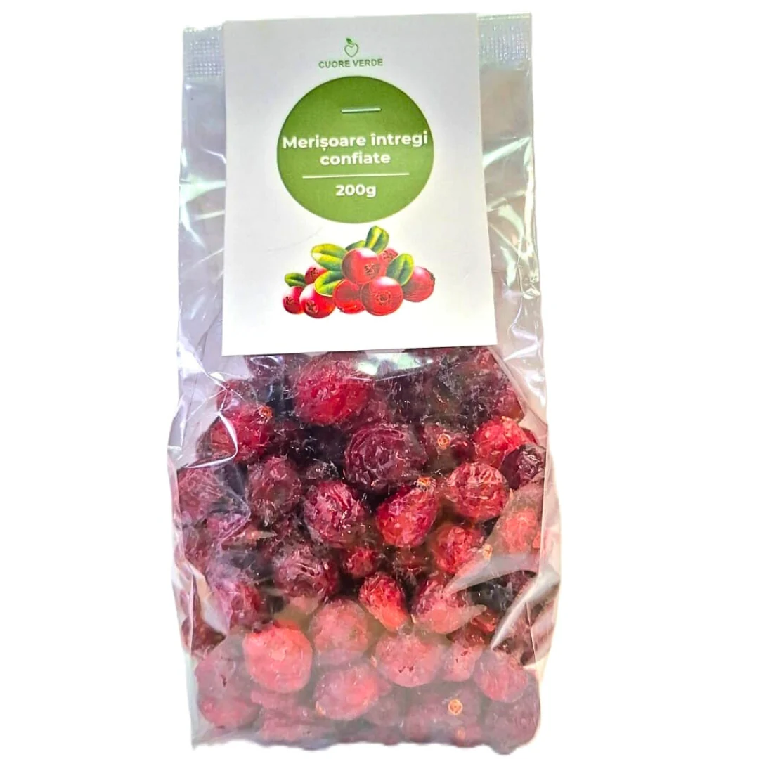 Merisoare intregi confiate 200g Cuore Verde