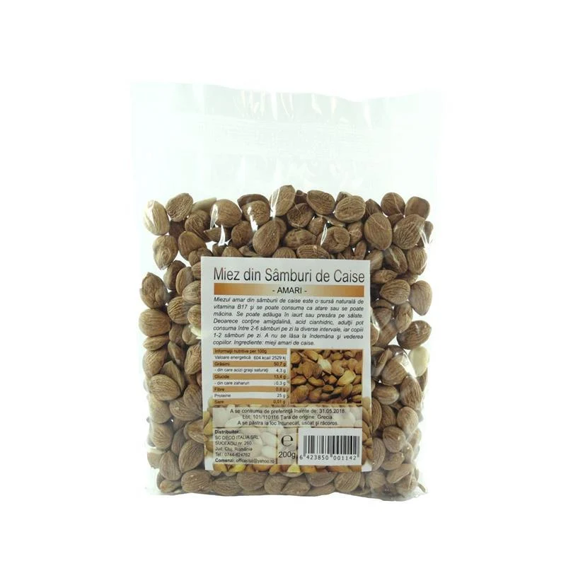 Miez din samburi de caise amari 200 g Deco Italia