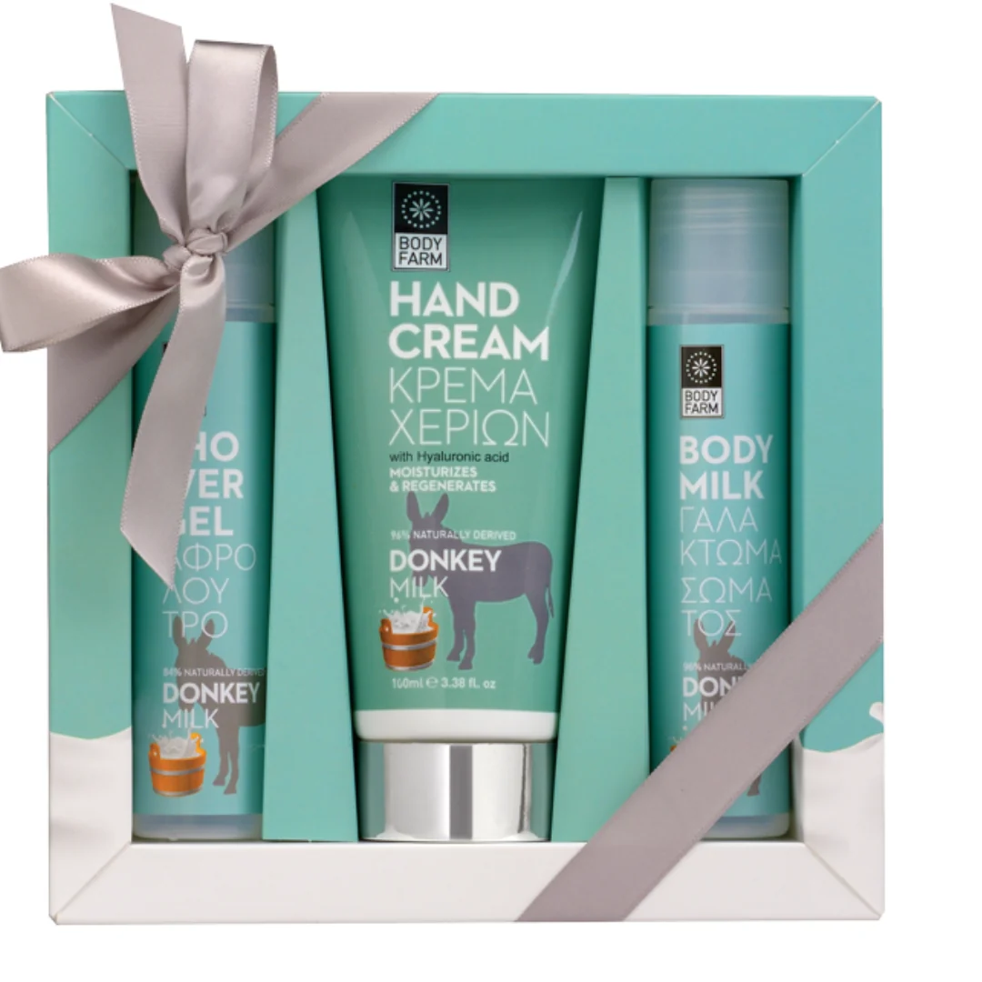 Mini set Body Farm – Gel de dus, Lapte de corp & Crema de maini