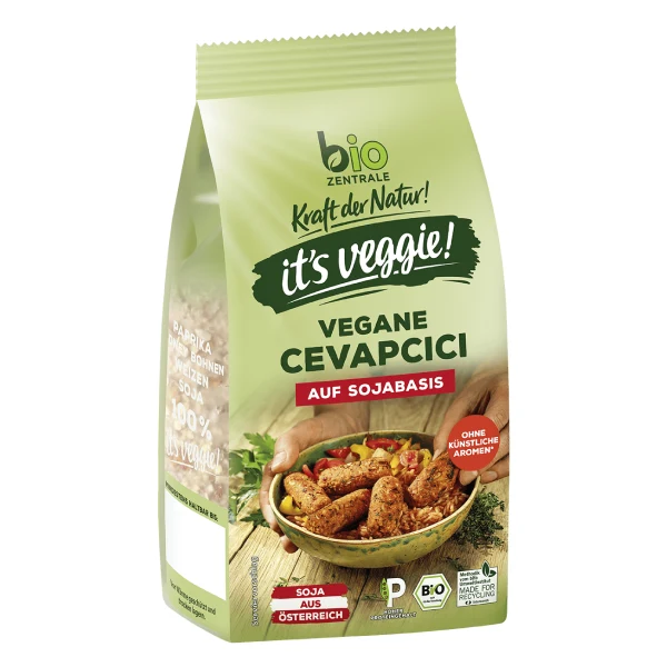 Mix Bio uscat pentru cevapcici vegani pe bază de soia 170g Bio Zentrale