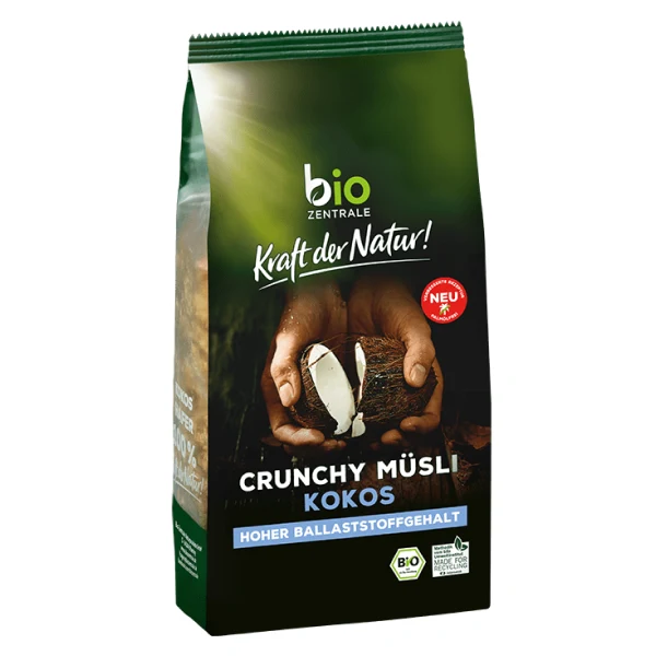 Musli Bio crocant cu nuca de cocos 375g Bio Zentrale