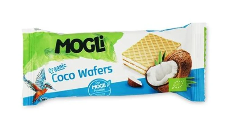 Napolitane cu crema de cocos 15g -Mogli