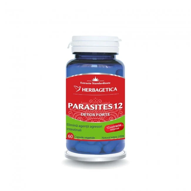 Parasites 12 DetoxForte 60Cps Herbagetica