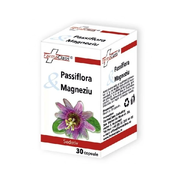 Passiflora Magneziu 30cps FarmaClass