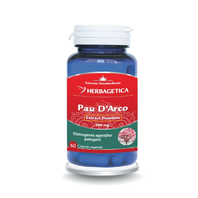 Pau D arco 500mg 60cps Herbagetica
