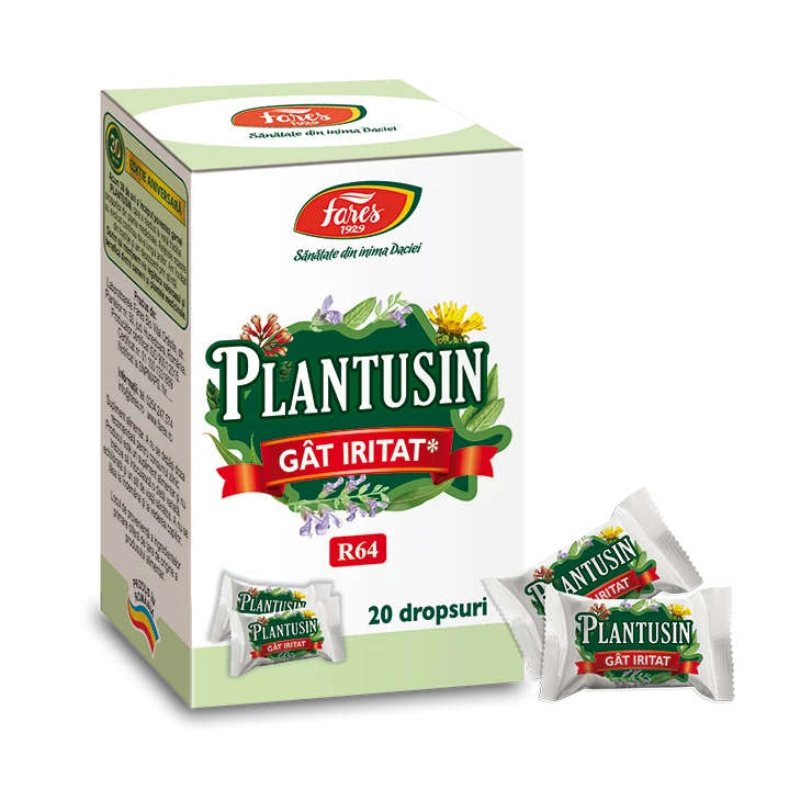 Plantusin gat iritat 20 dropsuri Fares