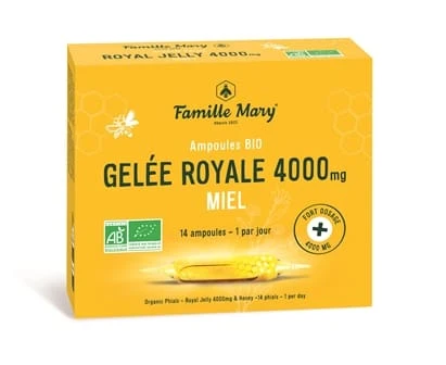 Royal Jelly bio 4000mg 14 fiole x 15ml Famille Mary