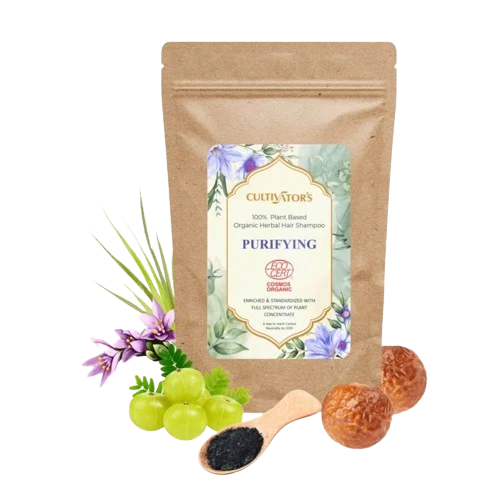 Sampon Bio pudra din plante - Pudra purificatoare 250g Cultivator's