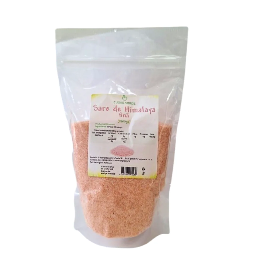 Sare de Himalaya fina 500g Cuore Verde