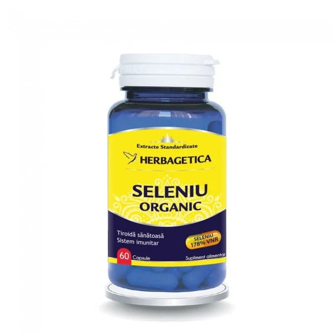 Seleniu organic 60cps Herbagetica