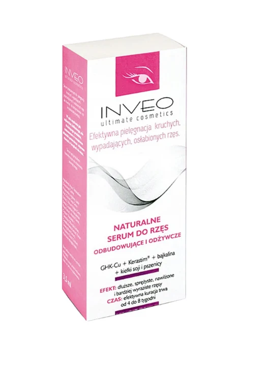 Ser pentru gene cu biopeptide-crestere si nutritie 3,5 ml Inveo Lashes 2 Love