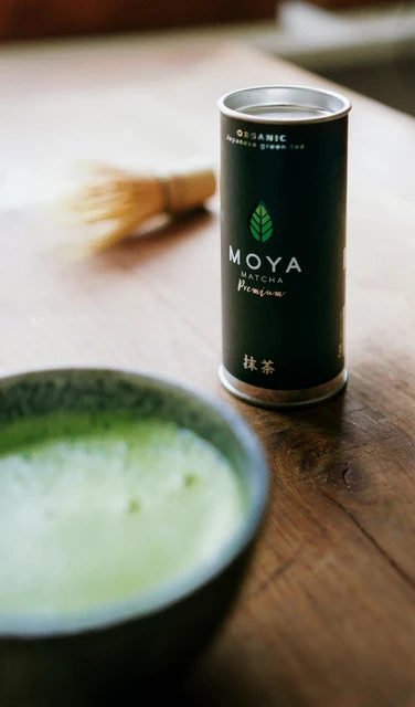 Set Ceai Verde Matcha bio 30g + perie de bambus chasen Moya Matcha - Image 5