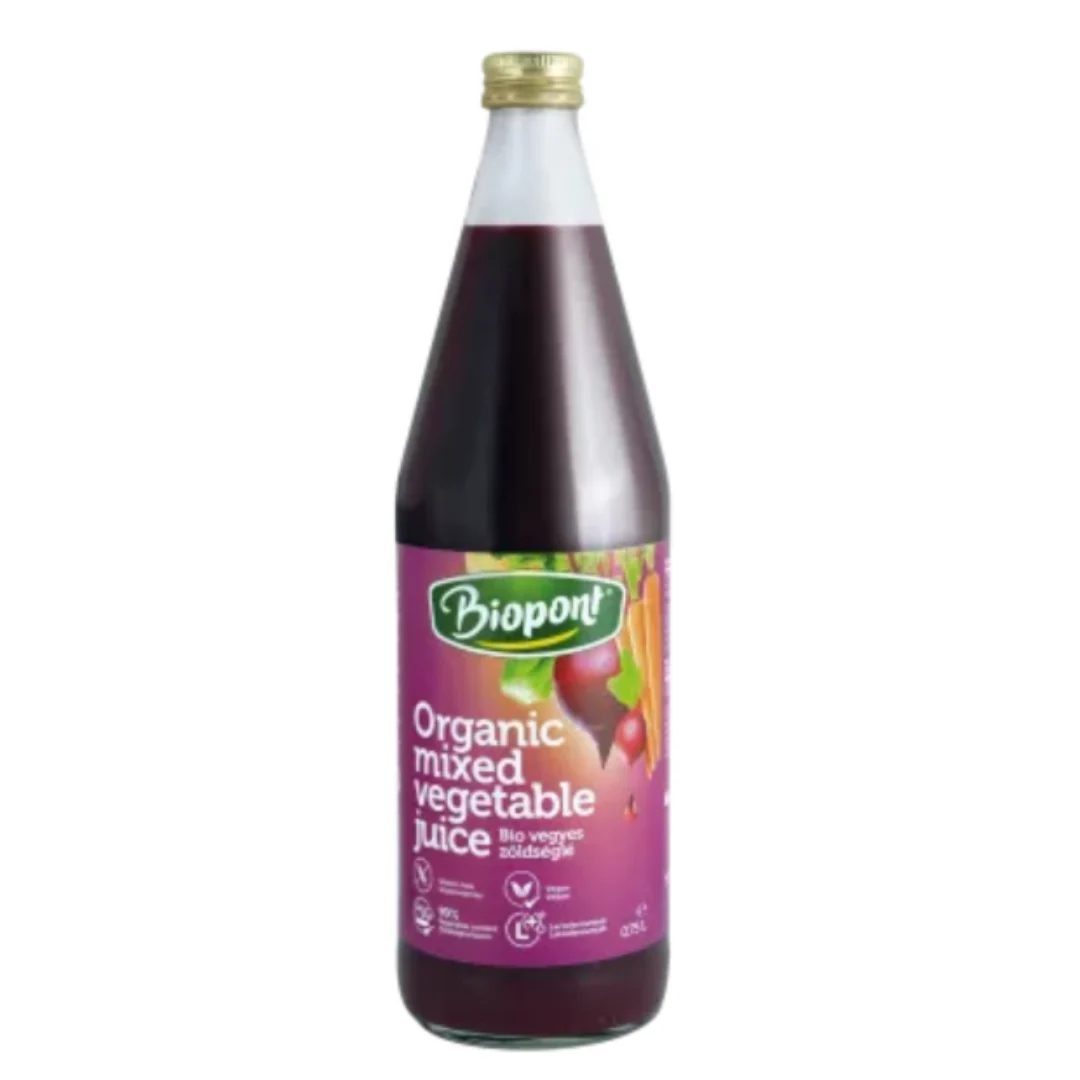 Suc bio din amestec de legume 750ml Biopont