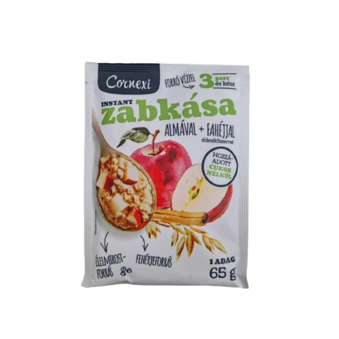 Terci instant de mere si scortisoara - 65g Cornexi