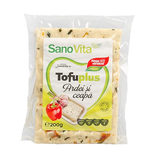 Tofuplus Ardei si Ceapa 200gr SanoVita